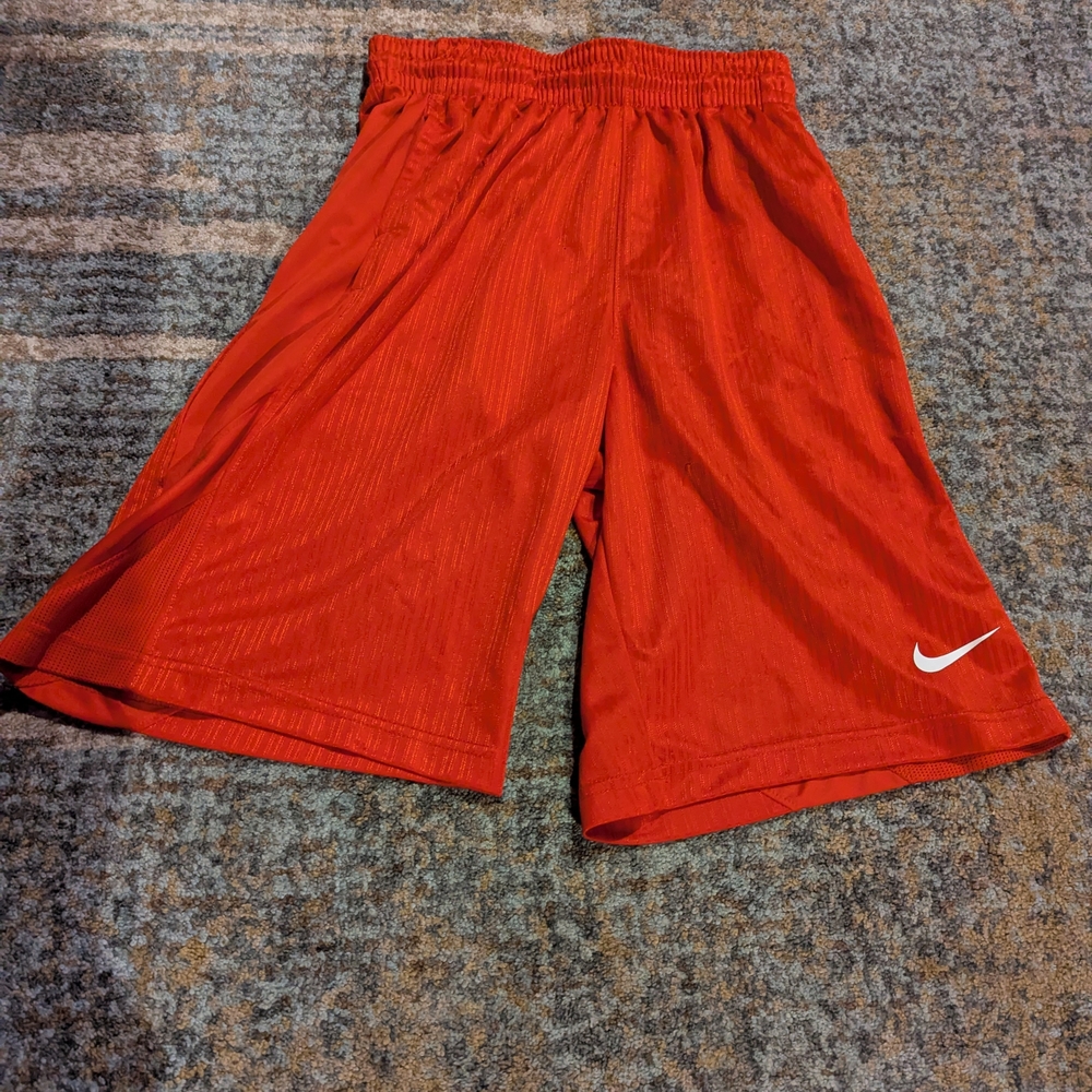 Nike Kids Bright Red Sports Shorts